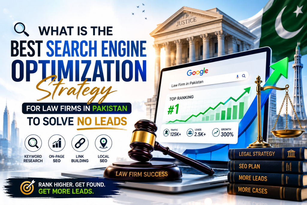 SEO Strategy for Law Firms in Pakistan Fix No Leads